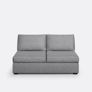 Banquette convertible SO'HOME Robin chinée, deux places avec couchage intégré