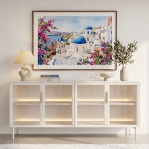 Buffet Casanova Paris Paloma beige aux dimensions détaillées