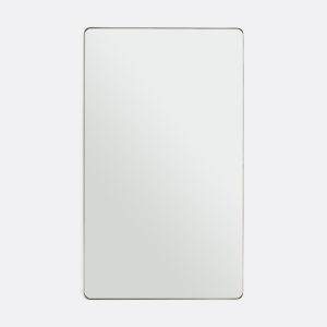 Miroir Iodus rectangulaire avec cadre en fer et finition noire