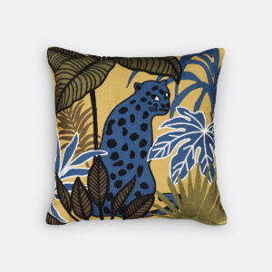 Housse Malacca La Redoute Intérieurs brodée, motif de panthère en jungle