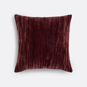 Housse de coussin Susana en panne de velours irisée, fermeture ton sur ton