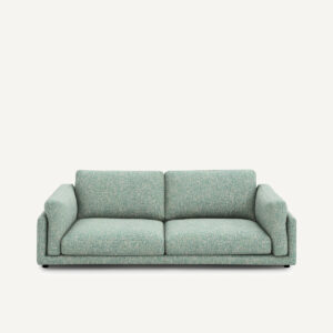 Canapé César AM.PM convertible trois places en tissu mélangé avec coussins