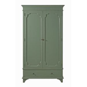 Armoire Maisons du Monde Selena kaki avec deux portes et tiroir