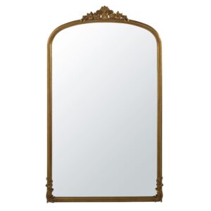 Miroir Maisons du Monde Omera rectangulaire doré à moulures, effet vieilli
