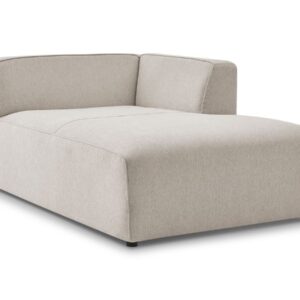 Méridienne Bobochic MEGEVE beige chiné, module une place à angle droit