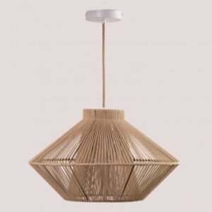 Suspension Sklum Ufo en corde de coton naturel pour intérieur