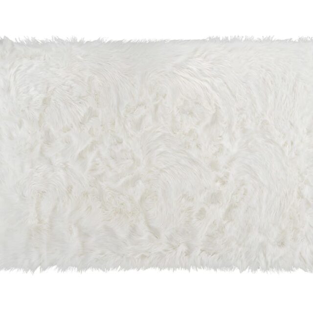 Tapis SHEEP Vente-unique.com blanc à poils longs pour salon