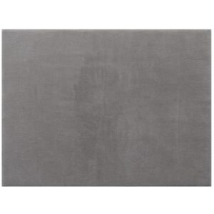 Tapis salon Homcom gris clair à poils longs en fausse fourrure