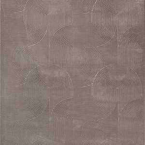 Tapis The carpet aspect 3D beige, format 80 x 150 cm, pour salon