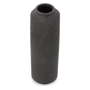 Vase en céramique Interior's gris aux dimensions annoncées de 10 x 40 x 10 cm