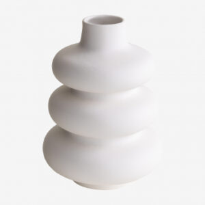 Vase céramique Lorik aux courbes arrondies et au col sobre