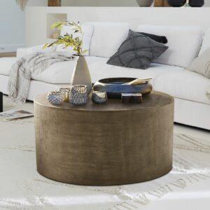 Table basse Lexy LOBERON en béton, au design épuré et massif