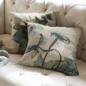 Lot de housses de coussins LOBERON Forsyth en lin à motif floral