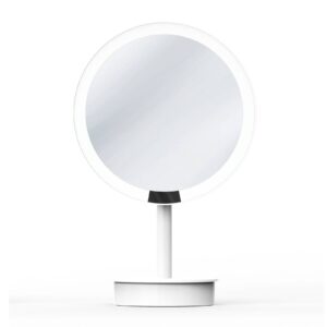 Miroir Decor Walther Just Look SR blanc rond avec éclairage LED