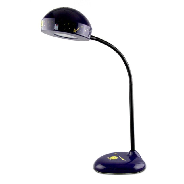 Lampe de bureau LED Petit Prince avec veilleuse étoilée au plafond