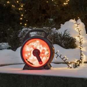 Guirlande LED Konstsmide Compact avec 300 LED blanc chaud sur 6,58 m