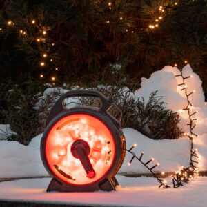Guirlande lumineuse Konstsmide avec 1 200 LED ambre sur 26,38 m