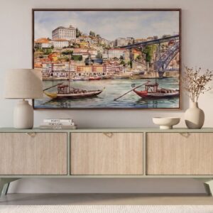 Meuble TV Equateur vert aux dimensions de 158 cm par 38 cm