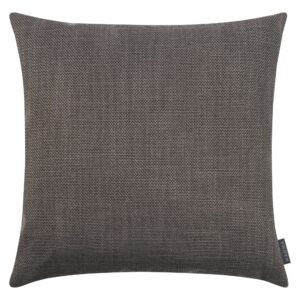 Housse de coussin Magma Austin taupe en jacquard polyester à trame texturée