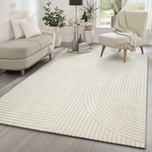 Tapis The carpet Everest à relief haut-bas, format 140 x 200 cm